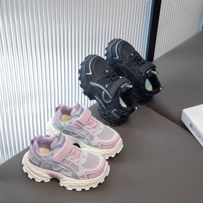 春秋款儿童鞋子20265新款春季男女童运动鞋舒适透气老爹鞋_375