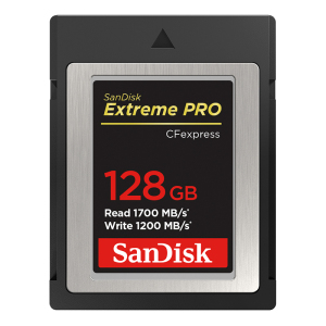 闪迪(SanDisk)128GB CFexpress Type B存储卡 微单高速影像 内存卡 读速1700MB/s 写