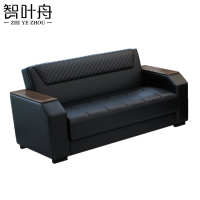智叶舟商务沙发双人位135*78*78cm张