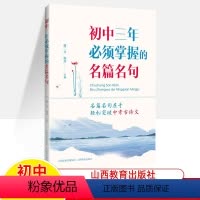 初中三年必须掌握的名篇名句 初中通用 [正版]初中三年必须掌握的名篇名句+古代文化常识初中必背古诗文言文七八九年级语文阅