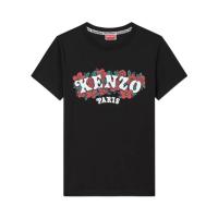 高田贤三(Kenzo)纯棉短袖T恤女运动百搭圆领直筒休闲舒适夏季套头
