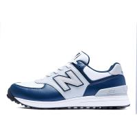 新百伦(New Balance)男款跑鞋休闲运动潮流百搭白色海军蓝拼色减