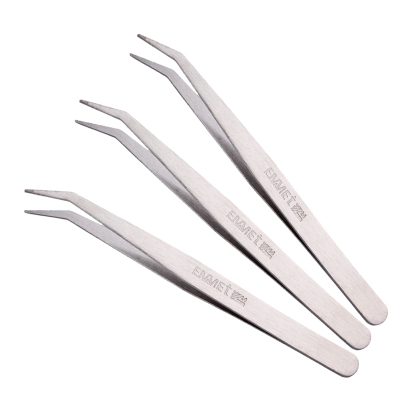 埃米顿 弯头不锈钢镊子