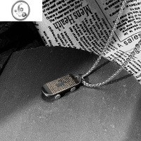 JiMi钛钢嘻哈ins滑板项链女hiphop欧美毛衣链百搭长款卫衣链配饰男潮