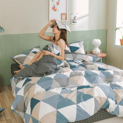 家柏饰(CORATED)款四件套全棉全棉床上用品简约北欧学生宿舍三件套床单被套4