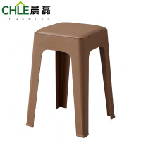 晨磊 塑料凳 47*32*28cm(棕色) 个