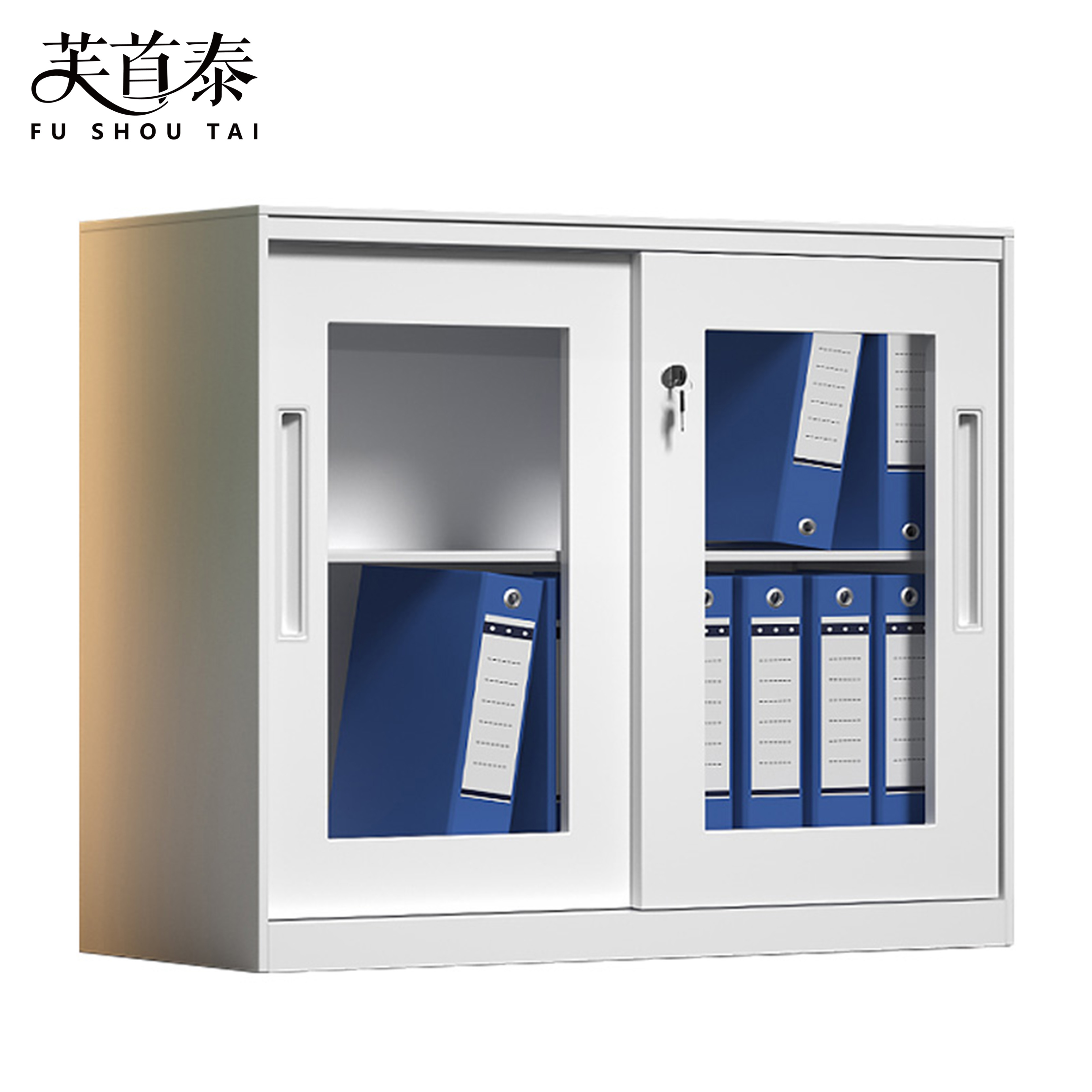 芙首泰玻璃矮柜移门900*400*760mm台