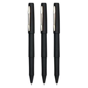 齐心 GP188 大容量中性笔 子弹头 1.0mm 黑 12支装