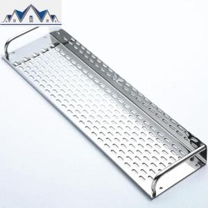 厨房调味料收纳架浴室壁挂免钉孔钉卫生间不锈钢置物架 三维工匠