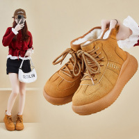 冬季新款韩版加绒马丁靴女学生保暖棉鞋加厚短靴休闲_1