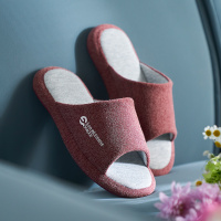 远港开口棉麻拖鞋女夏室内居家布艺四季软底防滑防臭春秋男薄款