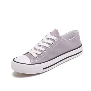 春秋新款学生帆布鞋女休闲情侣男女板鞋韩板透气小白鞋子