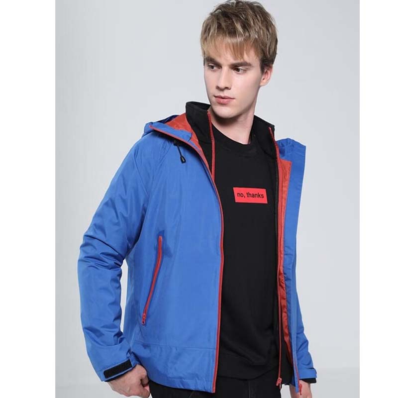 TFO三合一户外冲锋衣662972男款皇家蓝(M-2XL 购买时在收货地址处备注尺码)