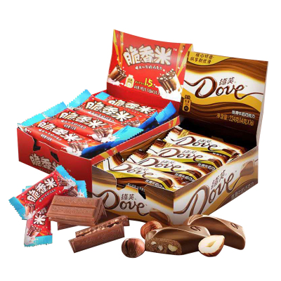 德芙克力组合装丝滑牛奶巧克力送女友巧克力