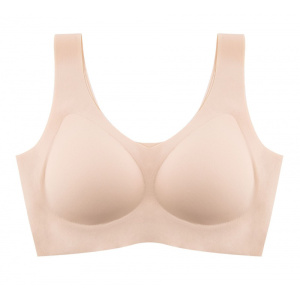 无尺码无痕内衣女薄款夏美背心式运动文胸舒适睡眠无钢圈胸罩