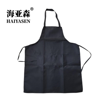 海亚森无印围裙均码 黑色 1条/包 TK-1016