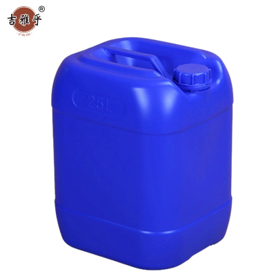 吉雅乎 方形包装空桶 化工塑料桶 塑料堆码桶 25L堆码蓝色