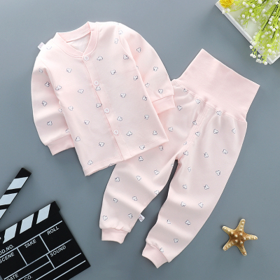 SUNTEK婴儿秋衣秋裤套装0宝宝秋装套装1儿童纯棉内衣3男女童装秋冬睡衣儿童内衣