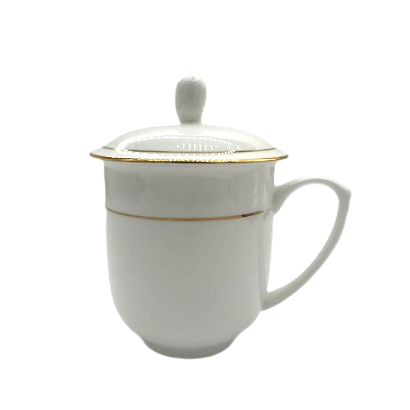 先互丁 骨瓷陶瓷盖杯茶杯 多规格 个