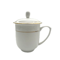 先互丁 骨瓷陶瓷盖杯茶杯 多规格 个