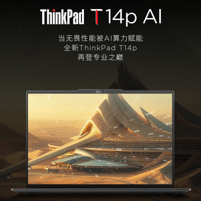 联想ThinkPad笔记本电脑T14P Ultra5-125H/32GB/1TB/集显/14.5英寸 2.5K 无4G卡