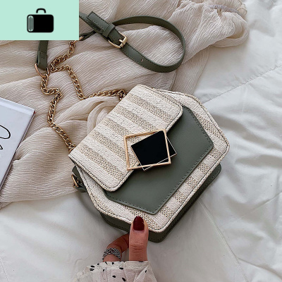 春夏小包包女包新款2020潮小清新斜挎百搭ins时尚韩版单肩链条包NEW LAKE女斜挎包