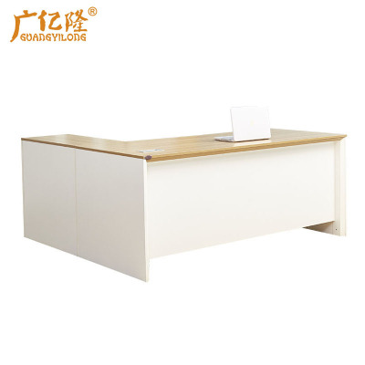 广亿隆胶板总裁办公桌主管桌经理桌板式大班台