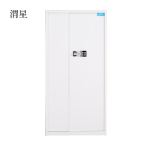 渭星钢制密码文件柜保险柜铁皮资料柜通门白色国宝锁420*900*1850