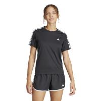 Adidas女运动T恤速干透气环保吸汗跑步训练打底衫黑色