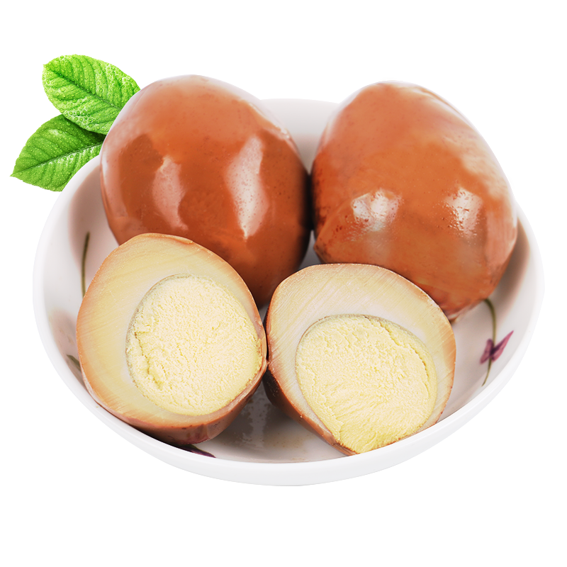 大午卤制无皮卤蛋35g*50个五香卤鸡蛋休闲零食单个包装开袋即食蛋制品