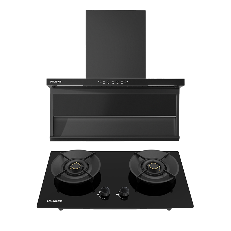 美菱厨电套装油烟机390H+燃气灶203KD(液化气)