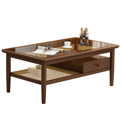 攸形实木茶几1200*600*450mm个