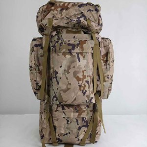 威斯 110升大容量多功能迷彩背囊水墨纹冬