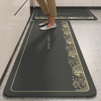 厨房地垫2024新款硅藻泥防滑防油可擦免洗吸水垫耐脏脚垫专用地毯