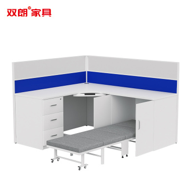 双朗 屏风工位 L1546019 1600*1800*1200mm 蓝+白 套