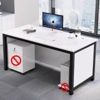 质凡 办公桌电脑桌简约现代书桌大桌子工作台单人桌 120*60*70mm