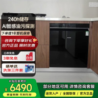 西门子 SJ43EB11MC 极净魔盒3.0Max嵌入式洗碗机18套 AI智感油污探测