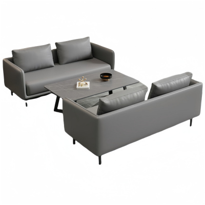 悦兴诚办公沙发128*70*75cm(2+2+茶几)套