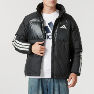阿迪达斯 (adidas)男装 新款运动休闲百搭立领防风保暖羽绒服 JG5923 ZP