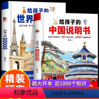 [2本推荐]给孩子的中国说明书+世界说明书 [正版]精装硬壳写给孩子的世界中国地理百科绘本中小学生少儿趣味历史知识认