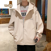 YANXU防风外套男美式潮牌户外情侣冲锋衣机能痞帅日系夹克男上衣