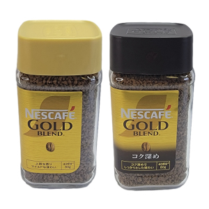 日本进口Nescafe雀巢gold金牌甄选原味甄选浓郁柔和速溶咖啡瓶装80g