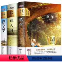 [全3册]高尔基三部曲 [正版]精装无删减 高尔基的三部曲全套 童年高尔基 在人间和我的大学原著3册全译本小学初中生阅读