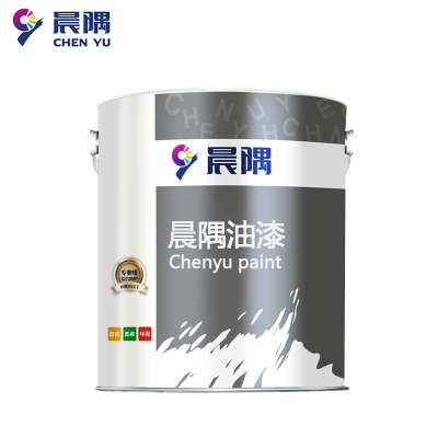 晨隅油漆丙烯酸磁漆绿4kg/桶