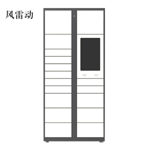 风雷动智能快递柜小区快递自提柜派件柜室外寄存柜信报箱储物柜主柜17格