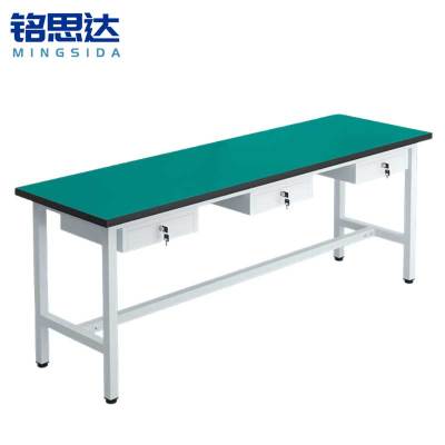 铭思达轻型防静电工作台200*60*75cm三抽张