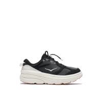 Hoka One One男士板鞋经典黑白拼接橡胶底休闲运动鞋