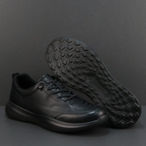 头层牛皮男鞋新款秋季黑色休闲鞋软底真皮商务工作皮鞋一脚蹬