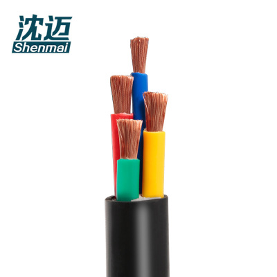 沈迈 铜芯软电线 ZC-VVR-0.6/1kV-3*2.5+1*1.5平方 1米