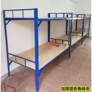 森美人上下铺铁艺床员工宿舍床成人上下床双层学生高低床子母床双人铁床